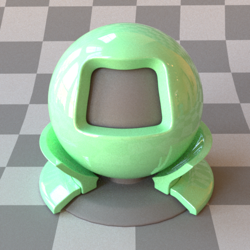Plastic material preview